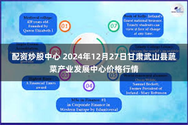 配资炒股中心 2024年12月27日甘肃武山县蔬菜产业发展中心价格行情