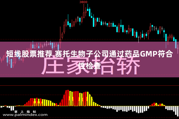 短线股票推荐 赛托生物子公司通过药品GMP符合性检查