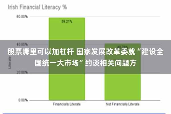 股票哪里可以加杠杆 国家发展改革委就“建设全国统一大市场”约谈相关问题方